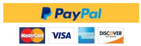 Pay with PayPal or credit card