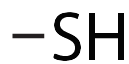Sulfhydryl structure: -SH