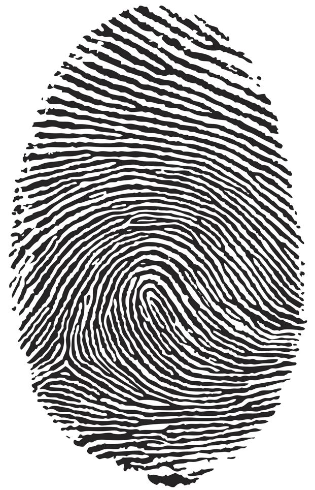 Ink fingerprint.